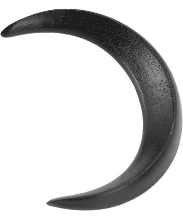 Moon Hairpin Exquisite Small Size Decorative Moon Hair Fork for Daily Travel (Black) - Buy Online on GoSupps.com