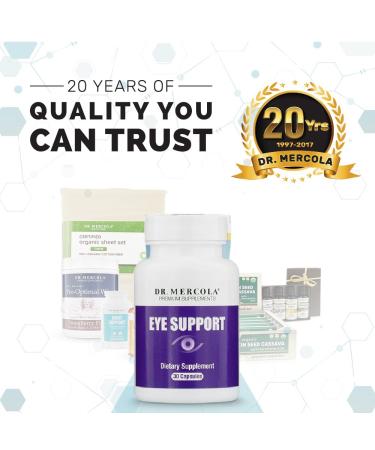 Dr. Mercola Eye Support 30 Capsules - Boost Vision & Eye Health - Buy Online on GoSupps.com