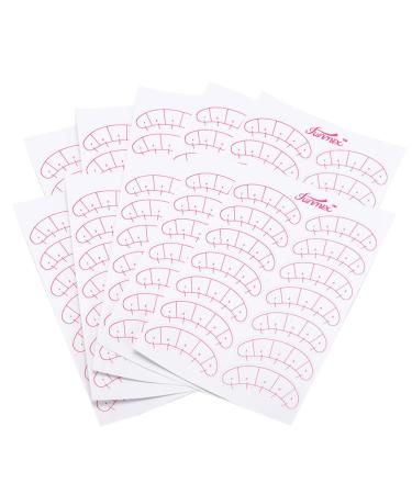 FRCOLOR 10 Sheets Under Eye Pads Gel Pads Eyelash Extensions Eyelash Extension Patches Kit Lash Tape for Eyelash Extensions Under Eye Patches