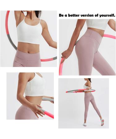 Beakabao Adjustable 2LB Weighted Exercise Hoops for Adults & Kids | Enhance Core Strength & Weight Loss | Detachable 8 Sections Fitness Hoop - Buy Online on GoSupps.com