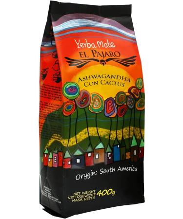 El Pajaro Yerba Mate Tea ASHWAGANDHA CON CACTUS Paraguayan Mate Tea sterke smaak 400 g - Buy Online on GoSupps.com