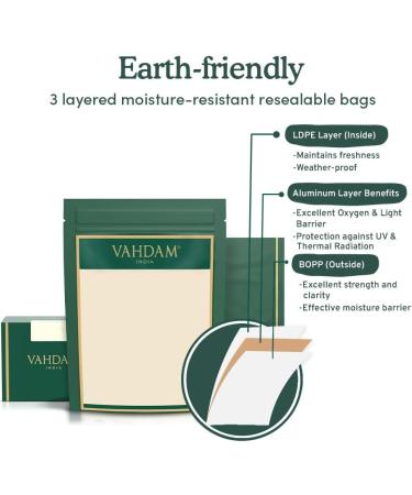 VAHDAM Cardamom Chai Tea Loose Leaf 200g (100+ Cups) India's Traditional Cardamom Tea | Spiced Chai Tea | Brew Hot Tea Iced Tea Or Chai Latte/Masala Chai Tea | Whole Loose-Leaf Vacuum Sealed Cardamom Masala Chai - Buy Online on GoSupps.com