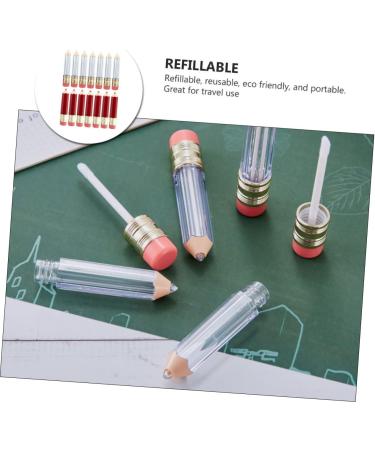  LALADEFIEE 14pcs Empty Lip Gloss Tubes Pencil Shape Reusable Containers For Lip Oil For And Travel - Buy Online on GoSupps.com