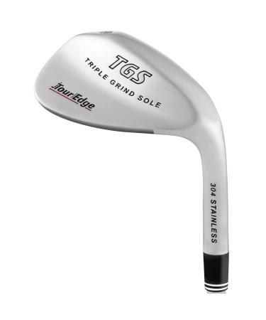 Tour Edge Men's TGS Triple Grind Sole Wedge Right Stainless Steel Uniflex 58 Degrees