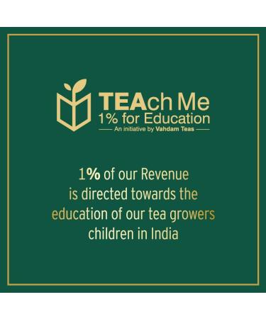 Vahdam Teas Black Darjeeling Tea - 15 Premium Tea Bags (1.06 oz) | Authentic Flavor - Buy Online on GoSupps.com