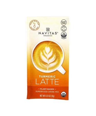 Navitas Organics Turmeric Latte Superfood Mix - 10 Packets (0.31 oz each) for Healthy Wellness - Buy Online on GoSupps.com