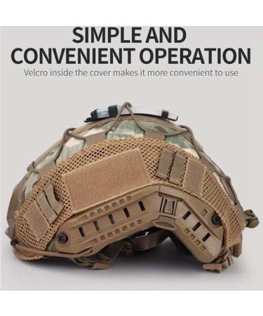 Blueana Tactical Helmet - Airsoft Military Fast Helmet Camouflage Cover (Size M) - Buy Online on GoSupps.com