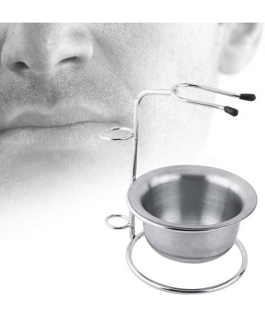 DEWIN Men's Stainless Steel Shaving Bowl Set - Premium Shaving Brush Holder & Soap Cup Bowl for Smooth Shaving Experience - Buy Online on GoSupps.com