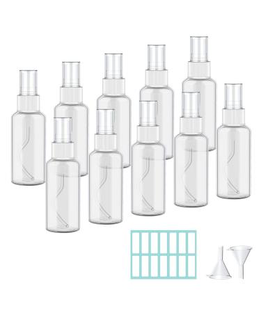 Qoosea 10 * 50ml spray bottle Small refillable portable plastic Spray bottle Spray bottle empty plastic perfume dusty with funnel for air travel or outdoor sports 3 Unit (Lot de 1) - Buy Online on GoSupps.com