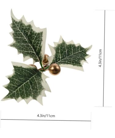 Zerodeko 60 Pcs Small Golden Fruit Green Leaves Red Christmas Plug-in Plastic Golden+redx3pcs 13.5X13.5X2.5CMx3pcs - Buy Online on GoSupps.com