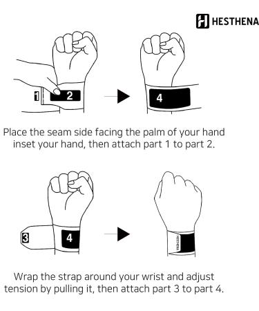 Hesthena Fingerfree Wrist Brace - Lightweight & Flexible Support for Normal Pain - Adjustable & Comfortable - Purple, Medium Size - Fits Both Hands - 1pc - Buy Online on GoSupps.com