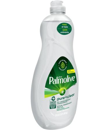 Palmolive Ultra Dishwashing Liquid Pure + Clear Original 591 ml - Effective Grease Cleaning & Eco-Friendly Dish Soap - Buy Online on GoSupps.com