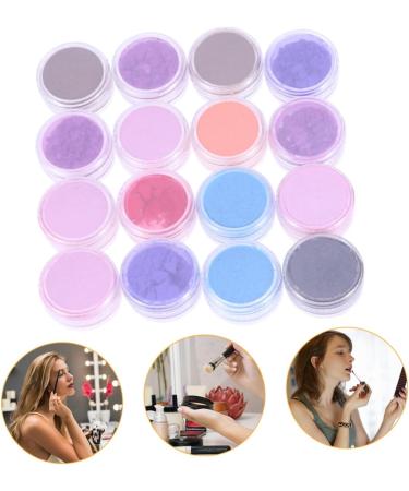 NUOBESTY 16pcs Eyeshadow Pigment & Glitter Powder Set - Highlighter & Nail Polish Flash Pigment for Stunning Eye Looks - Buy Online on GoSupps.com
