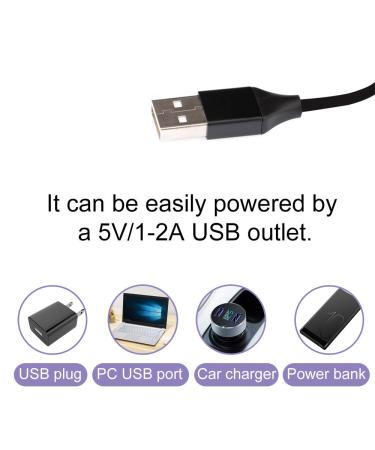 Heated Eye Mask - USB Steam Warm Compress for Puffy Eyes & Dry Eye Relief (Violet) - Buy Online on GoSupps.com