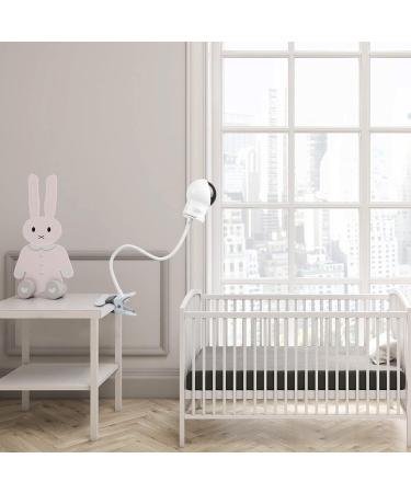 HOLACA Baby Monitor Camera Holder for eufy SpaceView Baby Monitor | 5 Inch LCD Display | Clip Mount for Crib | White - Buy Online on GoSupps.com