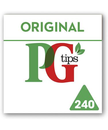 PG Tips Black Tea Pyramid Tea Bags - 240 Count 240 Count (Pack of 1)