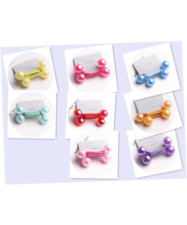HONMEET 3 Pairs Hair Bun Hair Bobbles with Balls Ponytail Band Big Pearl Hair Rope Hair Ties Ropes Hair Rings Circle Hair Bands for Women's Hair Pony Tail Bands Miss Soft Small Headband - Buy Online on GoSupps.com