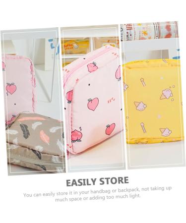 Buy Healeved 6 pcs Storage Bags for Women's Bandages & Menstrual Items - Zipper Pocket Cute Oxford Fabric Perfect for Tampons & More! - Buy Online on GoSupps.com
