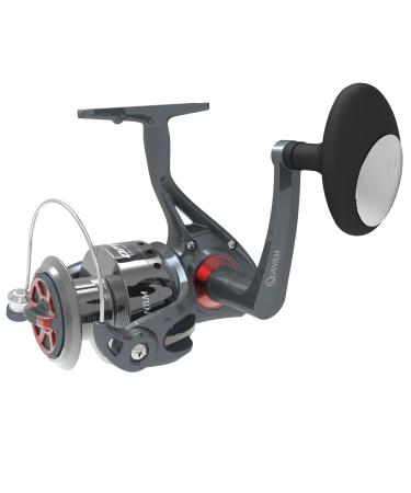 Quantum Optix Spinning Fishing Reel, 4 Bearings (3 + Clutch), Anti-Reverse with Smooth, Precisely-Aligned Gears, Clam Packaging Size 60 Reel