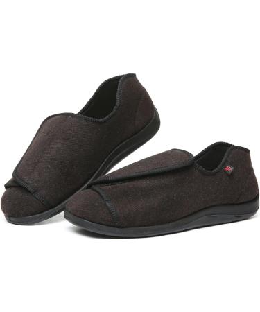 Diabetic Shoes for Men and Women - Lightweight Post-Operative Care Shoes for Swollen Feet - Orthopedic Casual Shoes for Pain Relief - Black, Size 7.5 - Buy Online on GoSupps.com