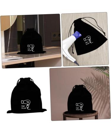 Baluue 2pcs Velvet Bag Hair Dryer Bag Hair Curler Travel Bag Hair Dryer Travel Pouch Hair Tools Travel Bag Travel Makeup Bag Travel Bag for Blow Dryer and Hair Tools Blow Dryer Bag 30.00X26.00X0.50CM Black - Buy Online on GoSupps.com