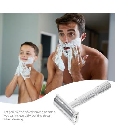 Lurrose Men's Manual Shaving Razor Set - Stainless Steel Hair Removal Device for a Smooth Shave - International Shipping Available - Buy Online on GoSupps.com