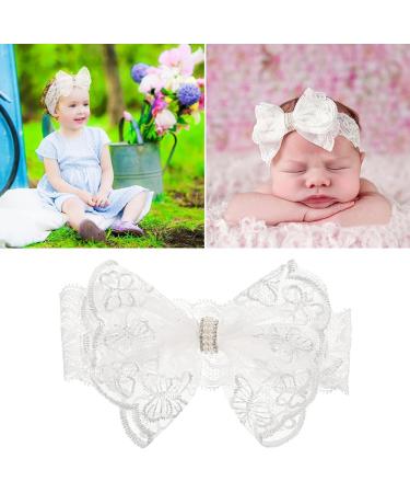 Baby Girl Flower Headband for Christening, Wedding, and Party | Baby Hair Band for Family Photos - Buy Online on GoSupps.com