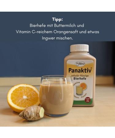 Panaktiv Liquid Brewers Yeast 500ml - Rich in Vitamins B1 B2 B6 B12 Folic Acid Biotin & Zinc - Quality Since 1950 | International Shipping Available - Buy Online on GoSupps.com
