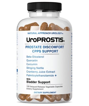 UroProstis - Natural Prostate Health Formula - Strong Support for Prostate Discomfort - Reduce Frequent Urination - Made in The USA - 150 Capsules