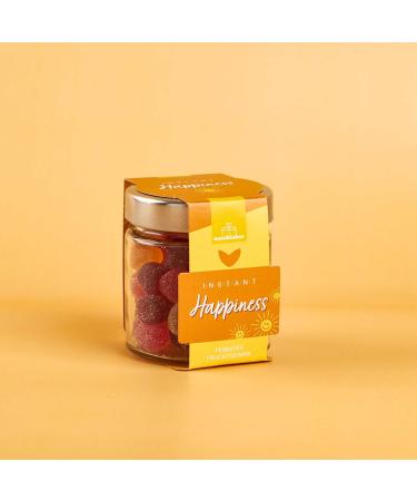  naschlabor Instant Happiness Gift Jar 120g | Lucky Rubber Bears | Quick Luck in a Glass | Gift | Acid Rubber Bear | Party Gift - Buy Online on GoSupps.com