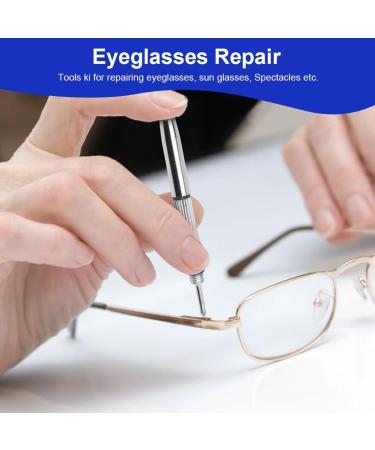 Bczr 30 Pairs Silicone Glasses Nose Pads Repair Set with Micro-Collect Screws | Durable & Comfortable Eyewear Accessories - Buy Online on GoSupps.com