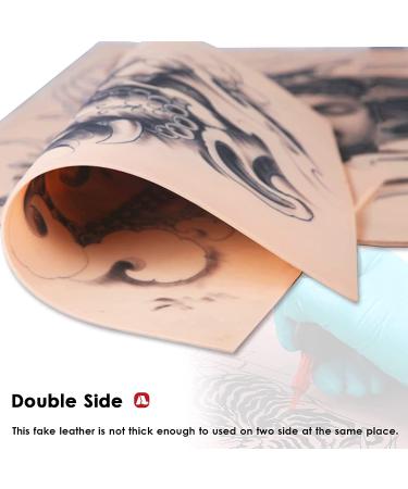 Anghie Tattoo Practice Skins - 10 Sheets 8''x6'' Double Sided Fake Skin for Tattoo Practice - Pink - 10pcs - Buy Online on GoSupps.com