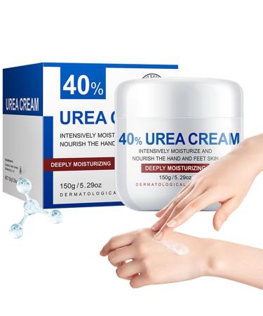 EHIOG Urea Cream 40 for feet hands heels and elbows foot cream with salicylic acid and hyaluronic acid intensive hydration for dry skin 150 g