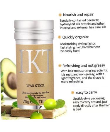 Hair Wax Stick Professional Broken Hair Shaping Gel Hairstyling Moisturizing Wax 75g Gels Hair Care - Buy Online on GoSupps.com