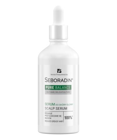 Seboradin Reinforced Hair Serum For Fine Hair Prone To Oiliness Scalp Care Regulation Of Sebum Secretion Aloe Vera Niacinamide Black Radish Extract Pure Ballance 100 ml