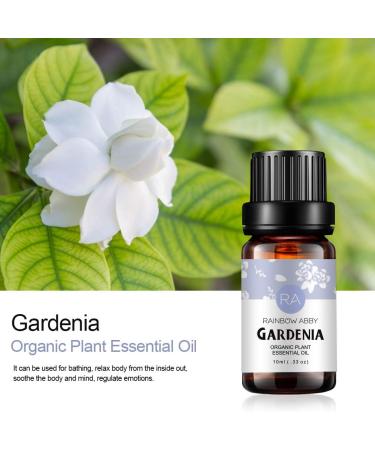 2-Pack Gardenia Essential Oil 100% Pure Organic for Diffuser, Massage, Skin Care, Sleep - 10ML - Buy Online on GoSupps.com
