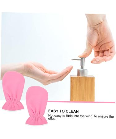 Healeved 1 Pair Exfoliating Hand Mask Gel Gloves Hand Gloves Womens Glove Hand Care Gloves Exfoliating Gloves Gloves Fingerless Gel Spa Gloves Care Bag Polyester Skin Care Pink 29x16cm - Buy Online on GoSupps.com
