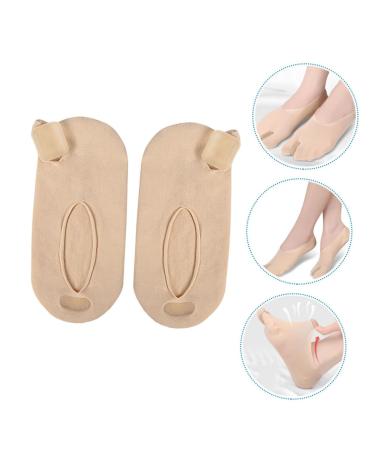 Healvian Hallux Valgus Regulator Separator Boat Socks Tool | 1 Pair for Men & Women | Invisible Polyester Fiber | 17.8x8cm - Buy Online on GoSupps.com