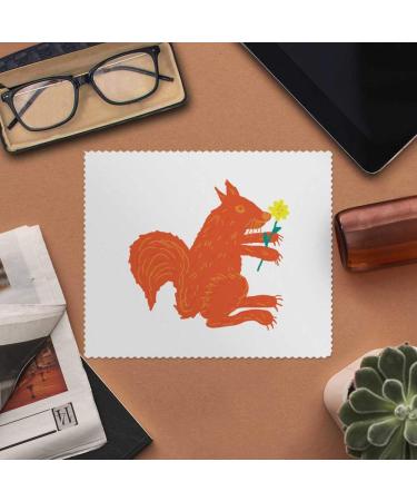 Buy LC00021320 Microfiber Glasses Cleaning Cloths - Squirrel & Flower Design 2 Pack | Fast International Shipping - Buy Online on GoSupps.com
