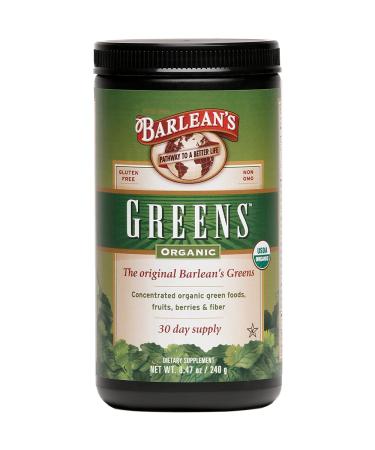 Barlean's Greens Powder Formula Organic 8.47 oz (240 g)
