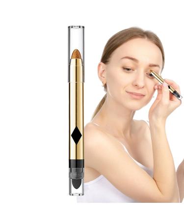 Eyeshadow | Double-Ended Pearlescent Cream Eye Shadow Pencil Brightener Makeup Waterproof & Long Lasting Eye Shadow and Eyeliner Set Uaxiu 04#