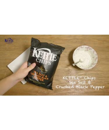 Kettle Chips with Sea Salt/Crushed Black Pepper 150g - Buy Online on GoSupps.com