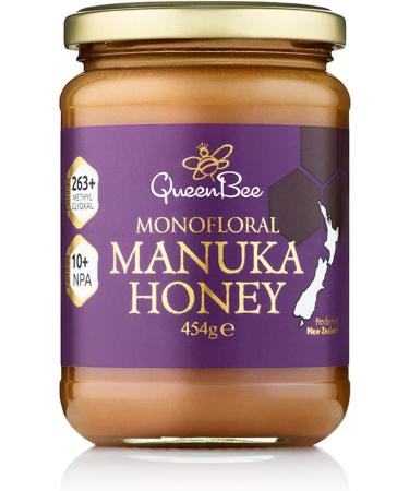 Queen Bee Manuka Honey MGO 263+ 454g - Buy Online on GoSupps.com