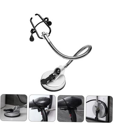 Beavorty Hair Rack Storage Hands Rotating Bracket Bathroom Cup Blow Stand Dryer Hand Suction Holder - Buy Online on GoSupps.com