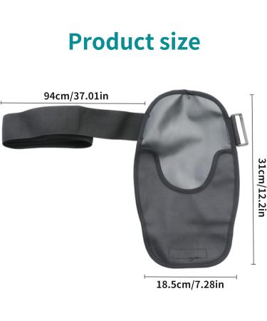 Ostomy Bag Covers - Waterproof Colostomy Ileostomy Urostomy Pouch with Adjustable Elastic Belt - 31x18.5cm | International Shipping - Buy Online on GoSupps.com