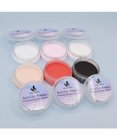 Magic Armor Acrylic Powder 30g - Non-Yellowing Formula for Easy Nail Extension | Professional Clear Acrylic Powder for Home and Salon - Buy Online on GoSupps.com