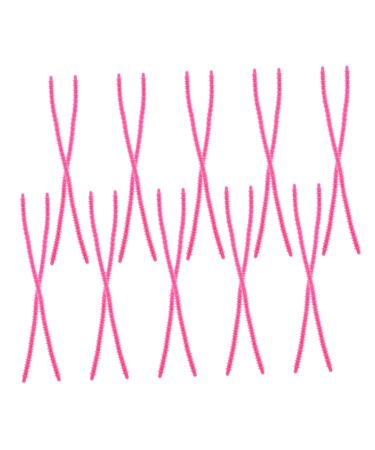 Baluue 1set Perm Rods for Women Hair Curler Spiral Hair Perm Rods Rosy 20pcs
