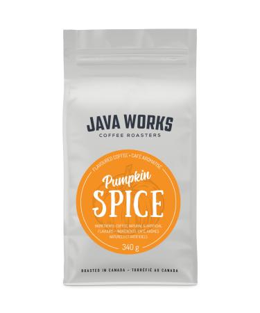 Java Works Pumpkin Spice Flavoured Coffee 340g Pumpkin Spice 340 g (Pack of 1)