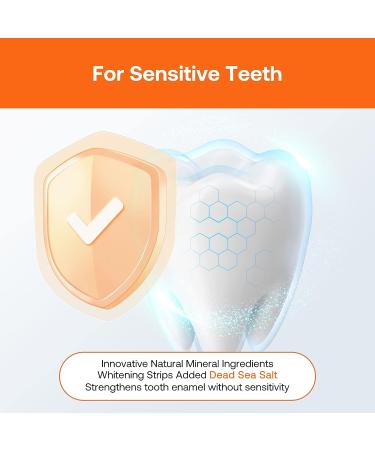 Bitvae Sensitive Teeth Whitening Strips - Fast Results, Zero Sensitivity | Coconut Flavored 36 Strips, 18 Treatments - Buy Online on GoSupps.com