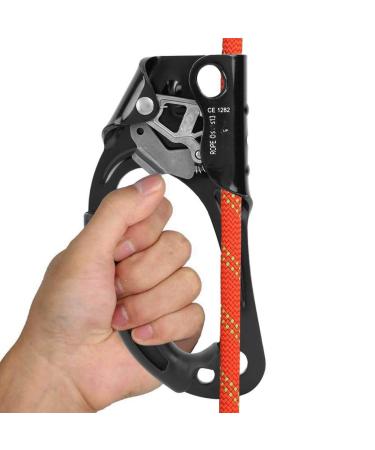 DEWIN Ascender Climbing Descender Riser Outdoor Mountaineering Rock Climbing Left Hand Rappelling Equipment Rope Clamp for 8-13 mm Rope